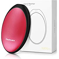 Dezhuan Calentadores de Manos Recargables- 5200mAh USB Batería Externa Banco de Energía Powerbank Calienta Manos…